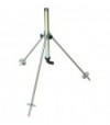 Base Tripode X Irrigatore Acciaio Zincato 1"1/4M+Portagomma H.Cm 80
