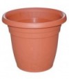 Ics Vaso Tondo Thea Ics Pp Terracotta Cm 55 H.Cm 37