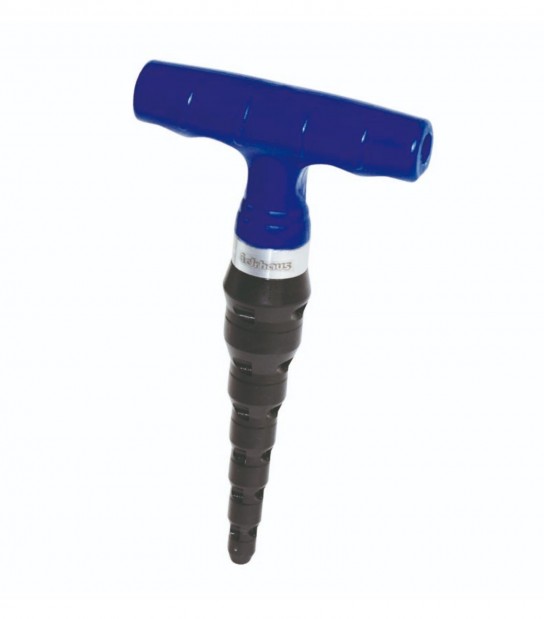 Svasatore Alesatore in Acciaio per Smussatura Tubi Multistrato con Sistema a Cricchetto