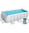 Bestway Piscina Power Steel 56456 Bestway Filtro Lt/H 2.006 Cm 412X201 H.Cm 122