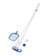 Bestway Kit Pulizia Piscina Aquaclean 58234 Bestway Scopa+Retino+Tubo+Manico Cm 279+Adattatori