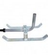 Base A Slitta Irrigatore Maxi Acciaio Zincato 1"M+Portagomma