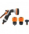 G.F. Idropistola Multifunzione In Kit 8 Jet Gf Presa A Rubinetto 3/4+Stop+Portagomma 8000-6926