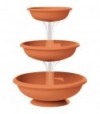 Bama Ciotole Tris Fontana Bama Pp Terracotta D.Cm 50 H.Cm 64