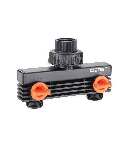 Claber Presa A Rubinetto + 2 Innesti Filettati Claber 3/4F Self 8589