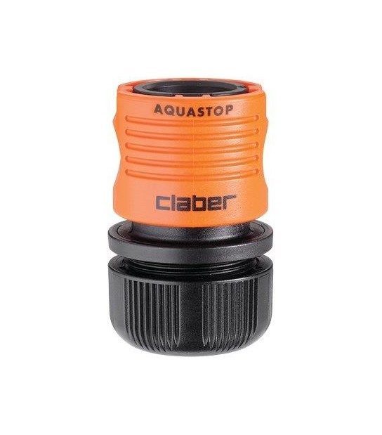 Claber Raccordo Rapido Stringitubo + Stop Claber 5/8+Aquastop Self 8567