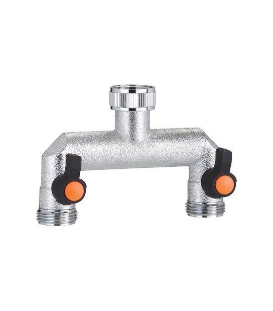 Claber Presa A Rubinetto + 2 Innesti Fil Ottone Claber 3/4F Self 9601