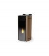 Stufa a pellet ad Aria JESSICA 9 AIR 9 kW colore bronzo