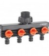 Claber Presa A Rubinetto + 4 Innesti Rapidi Claber 3/4F Self 8581