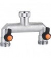 Claber Presa A Rubinetto + 2 Innesti Fil Ottone Claber 3/4F Self 9601