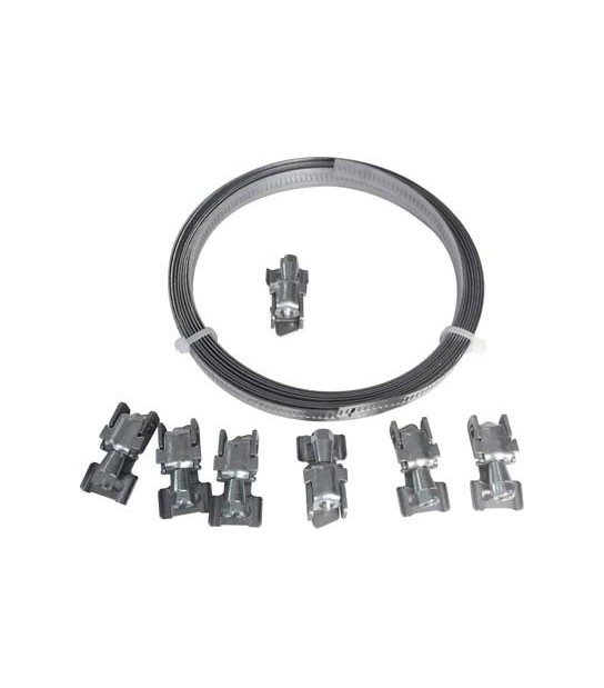 Stars Fascetta Stringitubo W2 A Tagliare Stars Inox Fascia Mm 0,9 Ml 3 +Ganci Trazione 8