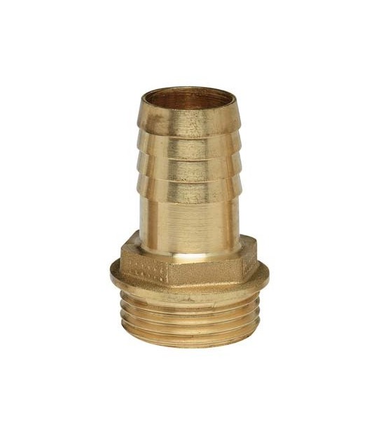Portagomma Filetto Maschio Ottone Mm 16X1/2M