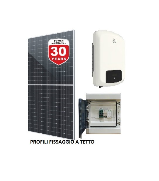 Fotovoltaico in kit da 3.3 kW/p Inverter on-grid monofase
