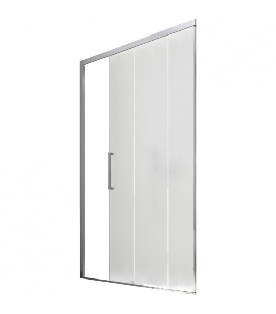Porta Doccia A 1 Anta Fissa E 1 Scorrevole Essence Vetro Stampato C 95,5-100 Ap. 38 Dx