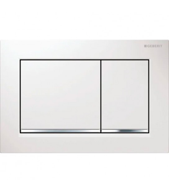 Placca Di Comando Omega 30 Bianco/ Oro/ Bianco