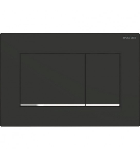 Placca Di Comando Sigma 30 Antimacchia Nero Opaco/Nero/Nero Opaco