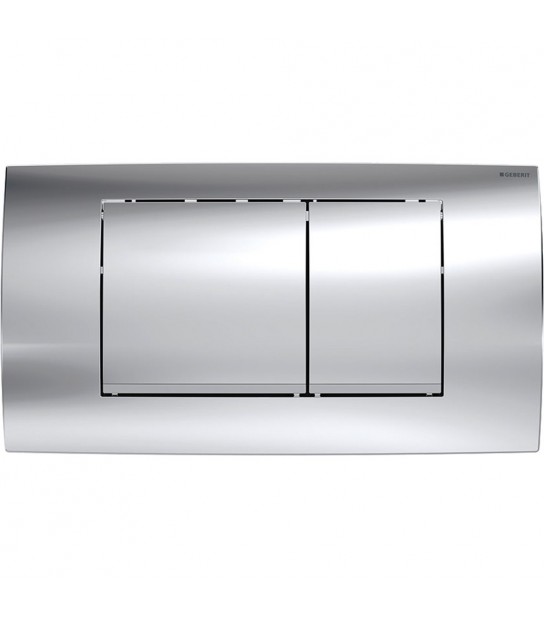 Placca Di Comando Twinline 30 Cromo/Satinato/Cromo