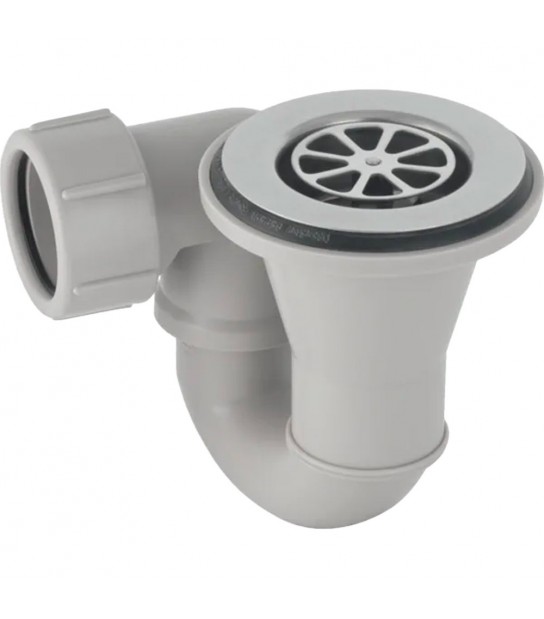 Piletta Di Scarico Per Piatto Doccia D.60 Con Griglia Uscita D.40 X H.125 Mm