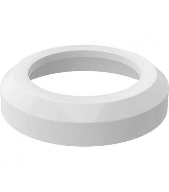 Rosone Da Parete Per Curva Wc 90° Bianco D.100 X H.8,6 Mm