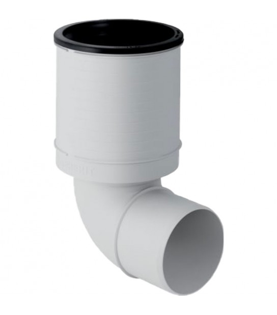 Curva Di Scarico Wc A 87,5° Silent-Pp Geberit Bianca - D.110 Mm