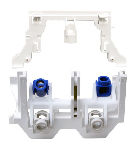 Blocco Leve + Centrale Per Cassetta Incasso Oli74 Doppio Scarico