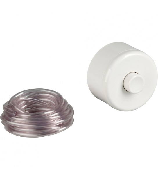 Pulsante Pneumatico Esterno Per Cassette Di Scarico Incasso Ed Esterne Bianco