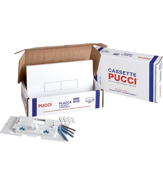 Kit Eco 310 Doppio Tasto Bianca