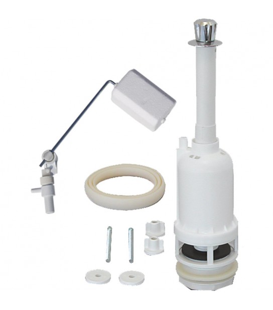 Batteria Di Scarico Per Cassetta Monoblocco Attacco Laterale/Inferiore 3/8 - A Tirante