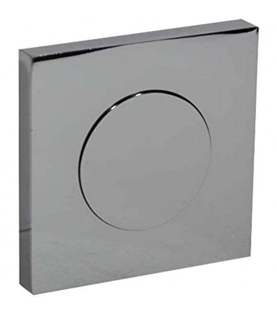 Pulsante Quadrato Tipo Catis Cromo