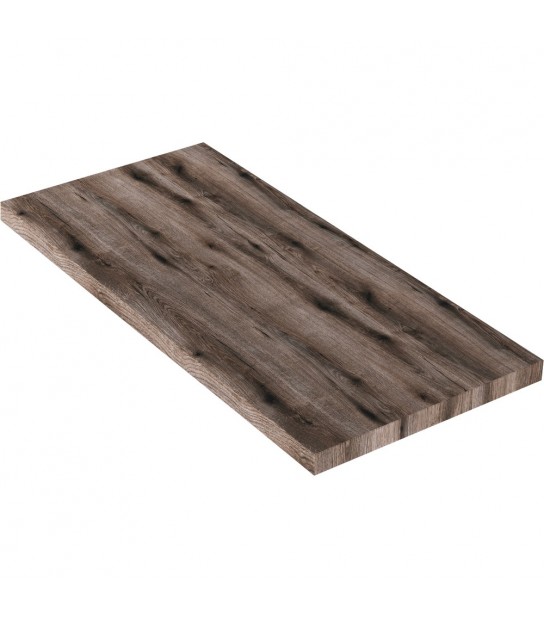 Mensolone Linea Per Lavabo D'Appoggio Rovere Fossile L.60 X P.46 X H.3,8 Cm