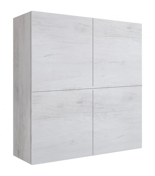 Pensile D'Arredo A 4 Ante Milos Quercia Bianca