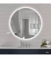 Specchio Da Bagno Rotondo Retroilluminato D.80 Cm
