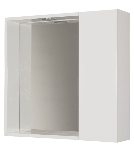 Specchiera Da Bagno Nilo 1 Anta L.63 X H.60 X P.15,5 Cm