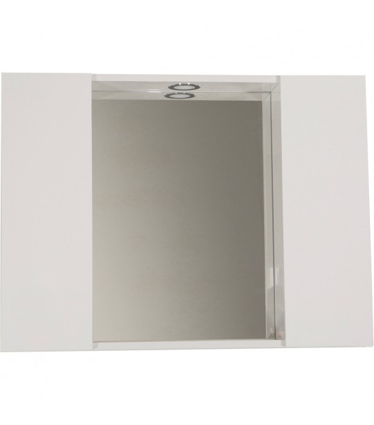 Specchiera Da Bagno Nilo 2 Ante L.80 X H.60 X P.15 Cm