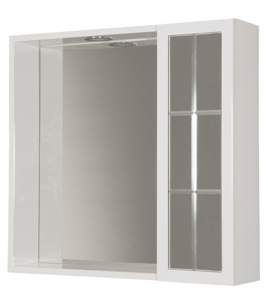 Specchiera Da Bagno Rio 1 Anta L.63 X H.60 X P.15,5 Cm