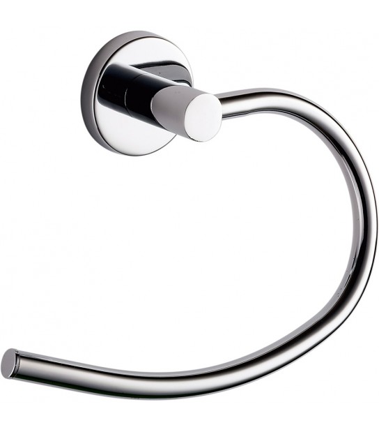 Portasalviette Ad Anello Felce Cromato