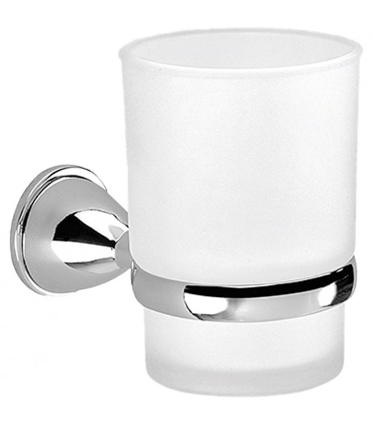 Portaspazzolini Genziana Cromato