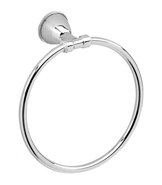 Portasalviette Ad Anello Genziana Cromato