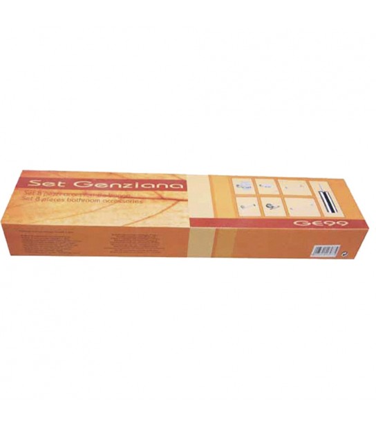 Set Completo 8 Pezzi Genziana Cromo