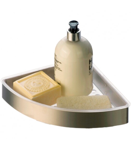 Angoliera Doccia Caddy 1 Ripiano Acciaio Cromato