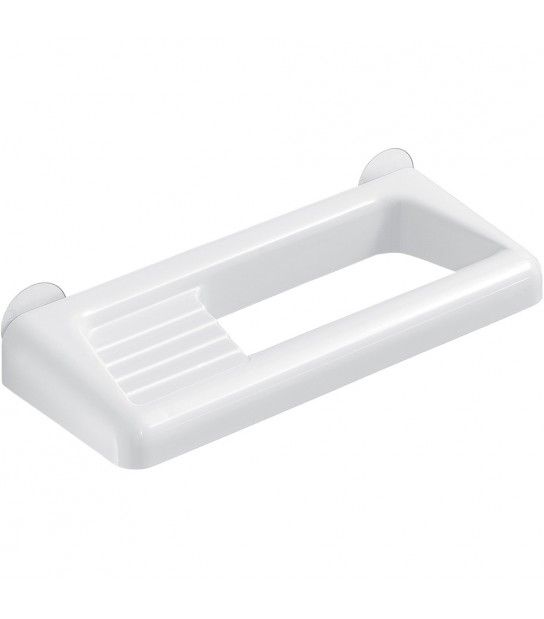 Portasapone + Portasalviette Gedy Junior Serie 8000 Bianco - 30 Cm