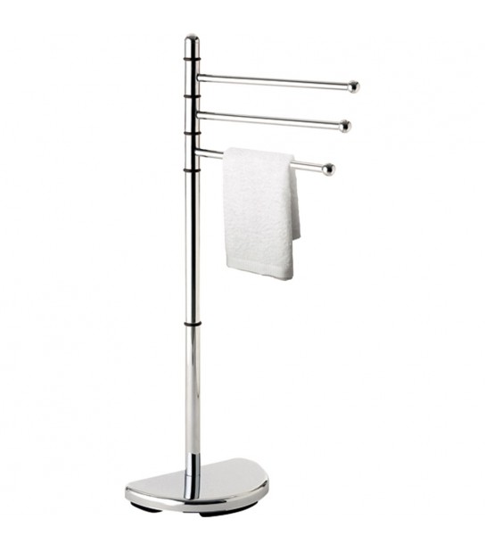 Piantana Portasalviette Hibiscus Con 3 Braccia Cromata