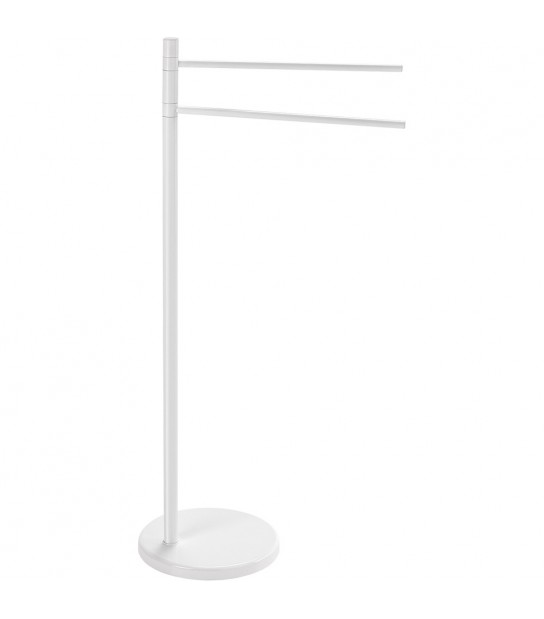 Piantana Portasalviette Mammolo Con 2 Braccia Bianco