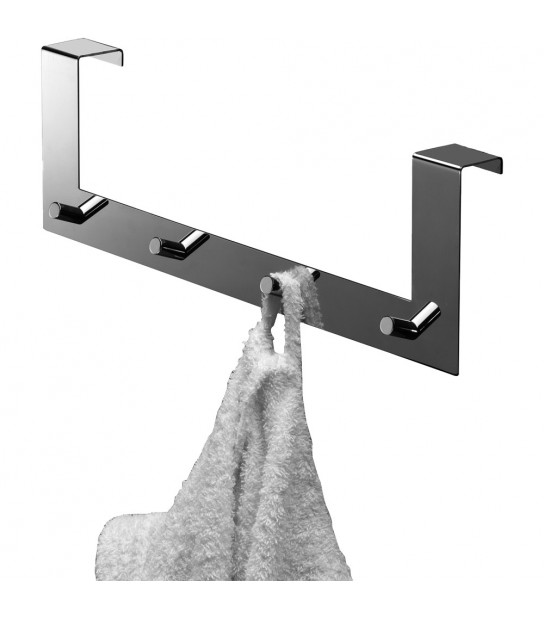 Appendiabiti Quadruplo Sopraporta 40 X 5,4 X 13,6 Cm