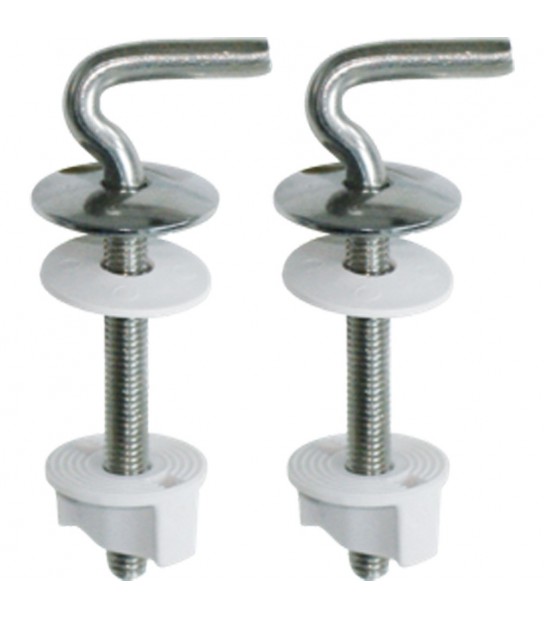 Coppia Di Cerniere In Acciaio Mod. S10 Fil M.6