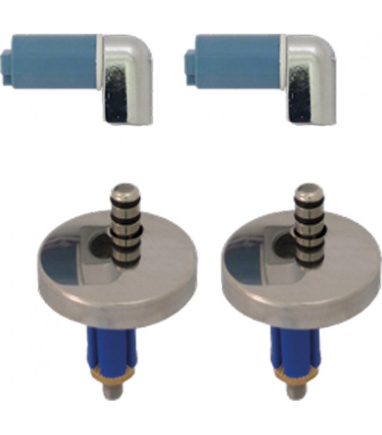 Coppia Di Cerniere Regolabile Dm 45 Chiusura Rallentata Mod. S18 Con Tassello