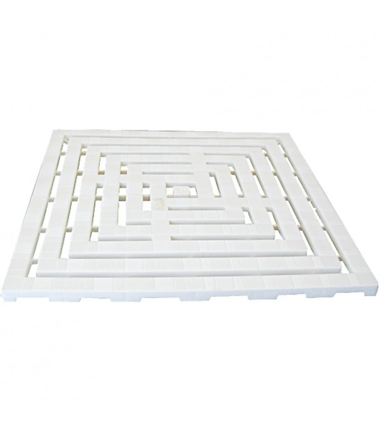 Pedana Doccia In Pvc Bianca 60X60 Cm