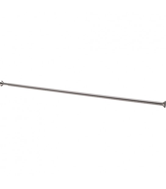 Asta Per Tenda Doccia Estensibile 1 Lato Cromo D. 22 - 75/225 Cm