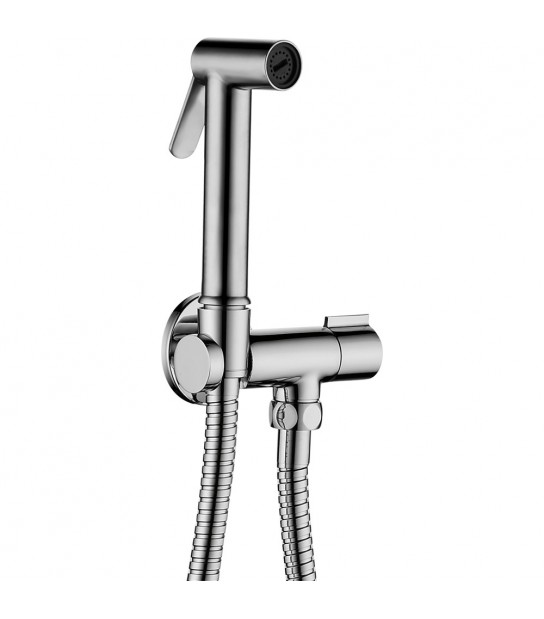 Kit Doccia Shut-Off Tondo Tweet Cromo - Solo Acqua Fredda