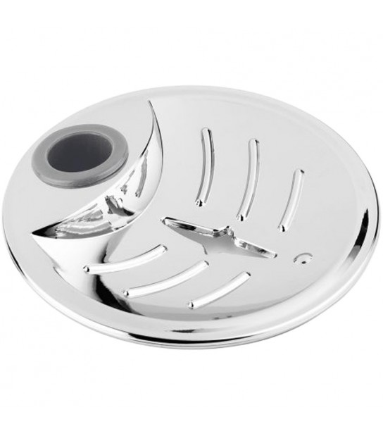 Portasapone Per Asta Saliscendi Tonda D.25 Mm - Cromo